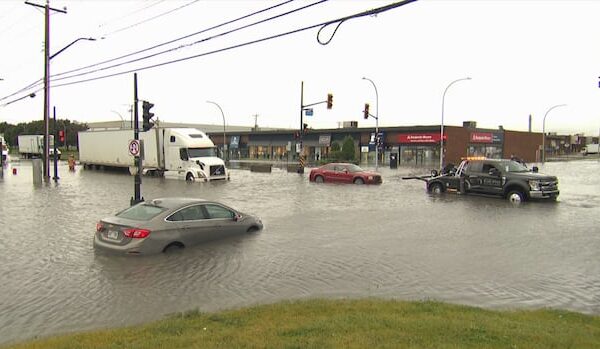 Southern Quebec still struggles with remnants of tropical storm Debby